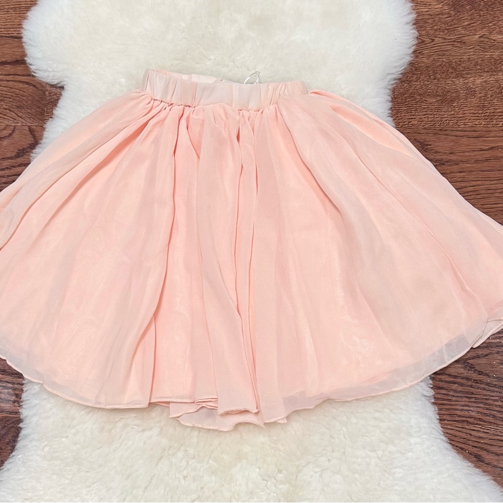 Baileys Blossom peach maxi skirt. So twirly! 18-24. NWT